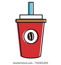 coffee plastic cup icon