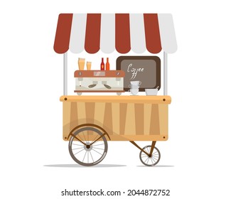 Kaffeepunkt auf Rädern zum Mitnehmen