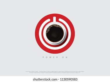 Coffee Poster Advertisement Flayers Vector Illustration