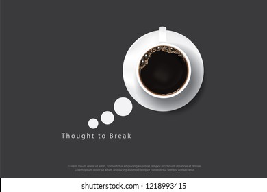 Coffee Poster Advertisement Flayers Vector Illustration