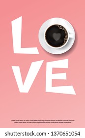 Coffee Poster Advertisement Flayers Vector Illustration