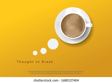 Coffee Poster Advertisement Flayers Vector Illustration