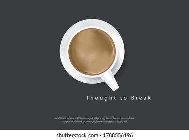 Coffee Poster Advertisement Flayers Vector Illustration