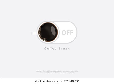 Coffee Poster Advertisement Flayers Vector Illustration