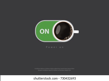 Coffee Poster Advertisement Flayers Vector Illustration