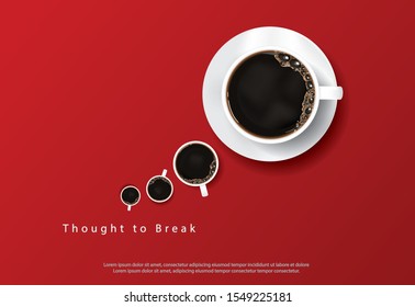 Coffee Poster Advertisement Flyers Vector Illustration