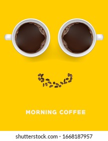 Coffee Poster Advertisement vector illustration