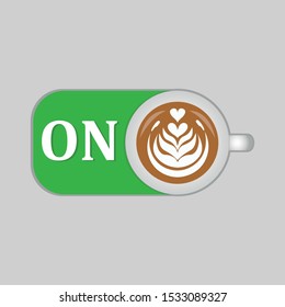 Coffee poster, advertising, flyers. Vector illustration eps 10.