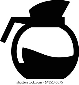 Coffee Pot Brewer Vector Icon