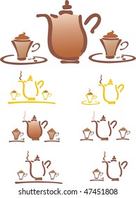 coffee pot and coffee cup