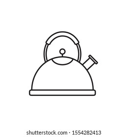 Coffee pot design, drink breakfast beverage shop morning restaurant theme Vector illustration