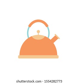 Coffee pot design, drink breakfast beverage shop morning restaurant theme Vector illustration