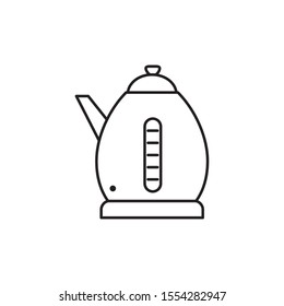 Coffee pot design, drink breakfast beverage shop morning restaurant theme Vector illustration