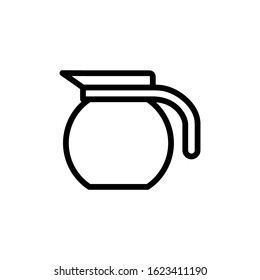 coffee pot icon design vector template