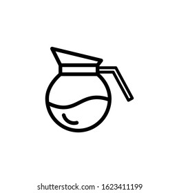 coffee pot icon design vector template
