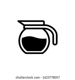 coffee pot icon design vector template
