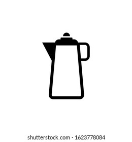 coffee pot icon design vector template