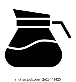 Coffee Pot Icon Element For Design