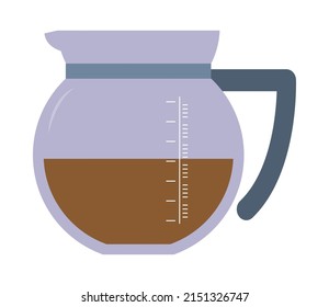 coffee pot icon on white background