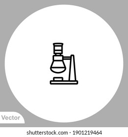 Coffee pot icon sign vector,Symbol, logo illustration for web and mobile
