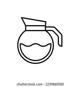 Coffee Pot Icon Vector. Coffe Icon