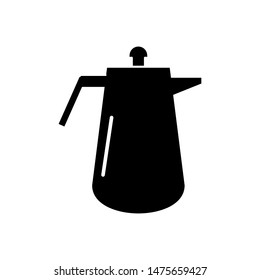 Coffee pot icon vector design template
