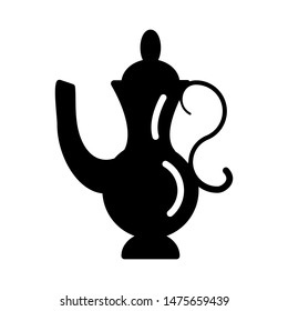 Coffee pot icon vector design template