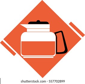coffee pot icon vector illustration