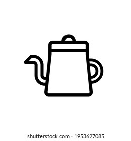 Coffee pot icon,vector illustration. Flat design style. vector coffee pot icon illustration isolated on White background, coffee pot icon Eps10. coffee pot icons graphic design vector symbols.