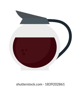 coffee pot isolated design of drink caffeine breakfast and beverage theme Vector illustration