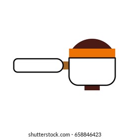 Coffee pot isolated icon