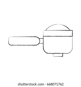 Coffee pot isolated icon