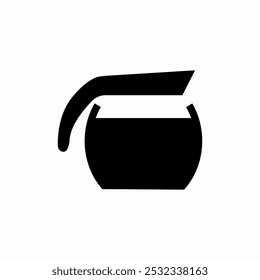 coffee pot kettle icon sign vector