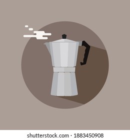 Coffee pot vector art and graphics