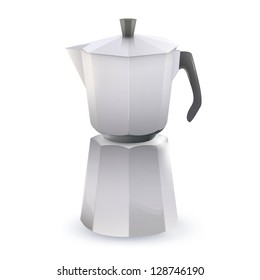 Coffee pot. Vector design