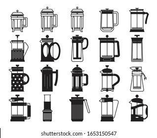 Coffee Press Brewer Icon pack