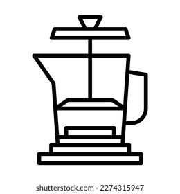 Coffee Press Icon Design For Personal And Commercial Use