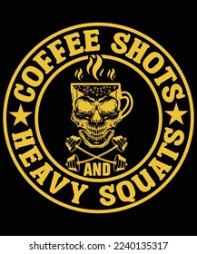 Coffee print vector design- for coffee lovers