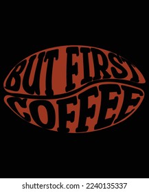 Diseño vectorial de impresión de café - para amantes del café