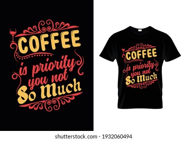 Coffee is priority you not so much