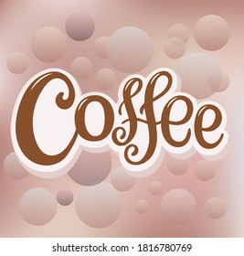 Kaffee-Zitat. Handgezeichneter Vektorlogotyp mit Schriftzeichen auf weißem Hintergrund. Illustration mit Slogan für Druck, Banner, Flyer, Poster, Aufkleber