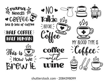 Kaffeekoteletts-Vektorgrafik für Banner, Poster, Flyer