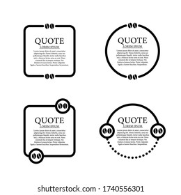 Coffee quote inspirational phrase vector graphic, typography cafe illustration