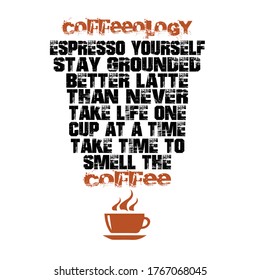 Coffee Quote and Saying. espresso yourself better latte