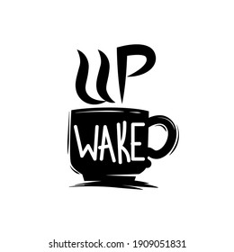 Coffee cita diseño gráfico para póster de impresión y camiseta