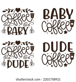 Coffee Quotes SVG And Tshirt Designs Bundle. Coffee SVG quotes Design, Caffeine T-Shirt, Family Coffee SVG Crafts Design. Coffee Vector EPS Editable Files Bundle, can you download this bundle.