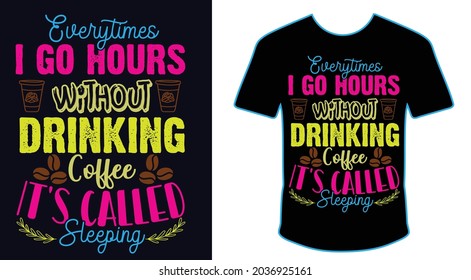 Coffee quotes t-shirt design bundle