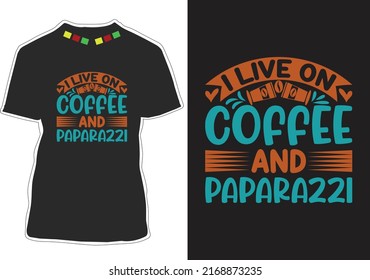 Coffee Quotes T-shirt Design Vector