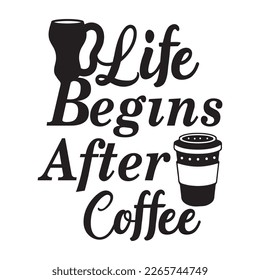 Coffee quotes vector typography, Coffee quotes SVG cut files bundle, 