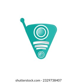 Coffee Radio Logo, Podcast Radio Design, Coffee Icon, Coffee Cafe Logo Product Brand Vector